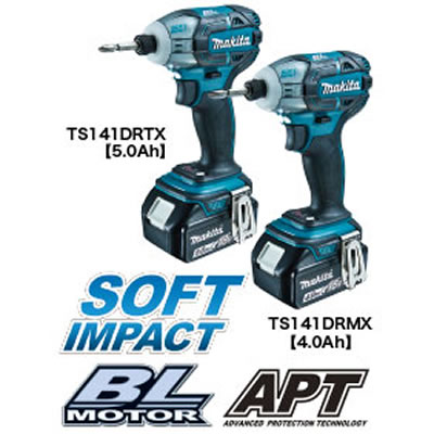 マキタ TS141DRTX 5.0Ah ソフトインパクトドライバー 18V マキタ TS141DRTX 5.0Ah ソフトインパクトドライバー 18V
