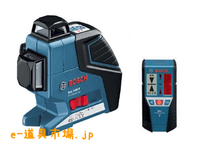 ボッシュ GLL3-80PLR レーザー墨出し器 受光器セット ボッシュ GLL3-80PLR レーザー墨出し器 受光器セット