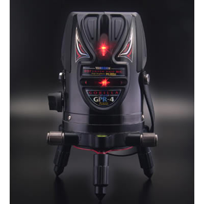 山真 高輝度 ドットレーザープロRC 墨出し器 ゴリラ GPR-4 DOT-W