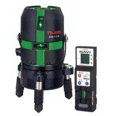 タジマ NAVI GZAN-KYR グリーンレーザー墨出し器 充電器2セット付 タジマ NAVI GZAN-KYR グリーンレーザー墨出し器 充電器2セット付