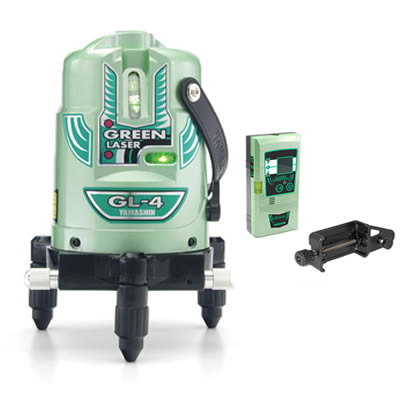 山真 グリーンレーザー墨出し器 GL-4-W 山真 グリーンレーザー墨出し器 GL-4-W