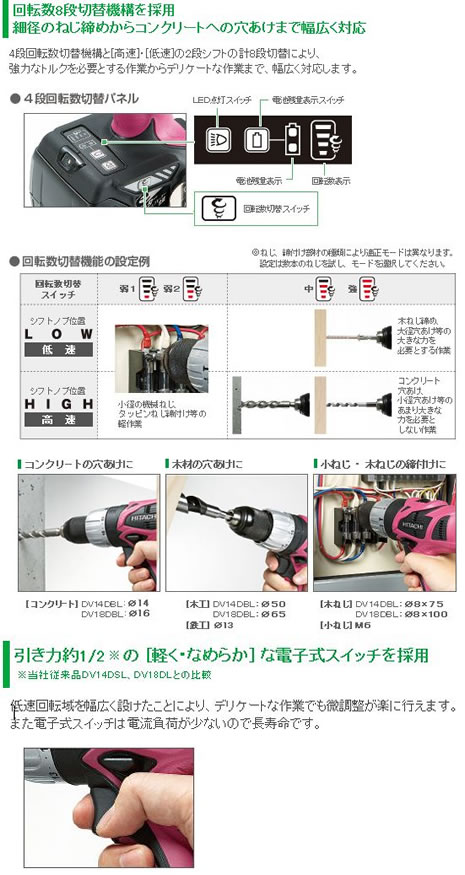 Ω 18V ɥ쥹ưɥ饤Хɥ DV18DBL(NN)