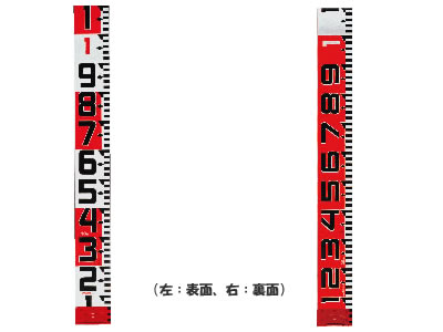 シムロンロッド 幅120mm長さ5m 裏1mアカシロ シムロンロッド 幅120mm長さ5m 裏1mアカシロ