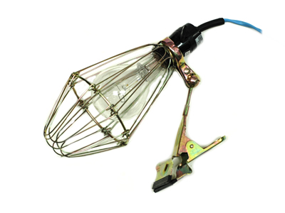 作業灯 クリップ付(230Wフロスト電球付) 作業灯 クリップ付(230Wフロスト電球付)
